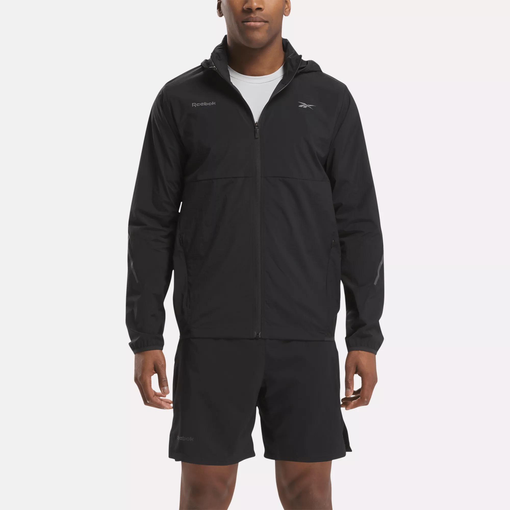 Shop Reebok Men's Speed Jacket In Black