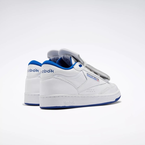 Club C Mid II MR Shoes - Ftwr White / Cobalt / Chalk | Reebok