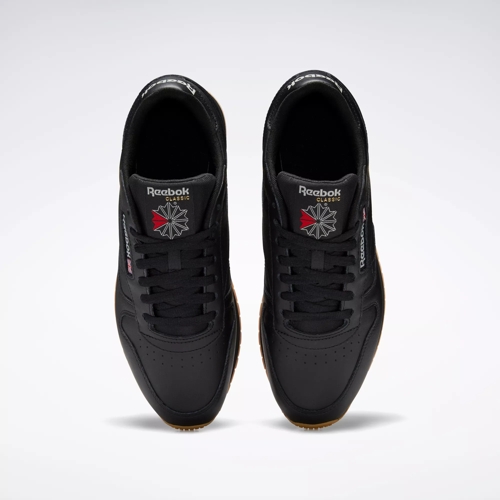 puente Ministro sostén Classic Leather Shoes - Core Black / Pure Grey 5 / Reebok Rubber Gum-03 |  Reebok