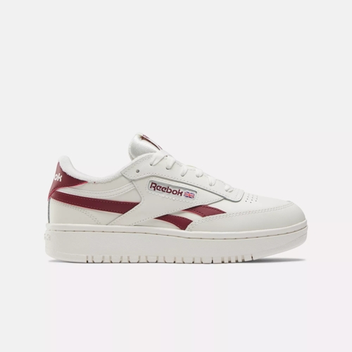 Club C Double Revenge Shoes - Chalk/Chalk/Classic Burgundy