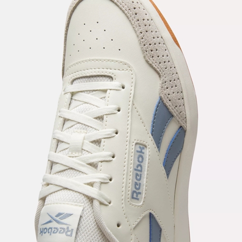 Reebok,Womens, Court Advance,Chalk/BLUPEA/VECRED,5 : : Clothing,  Shoes & Accessories