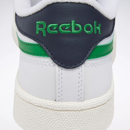 Reebok CLUB C REVENGE White - CHALK/VARSITY GREEN F23/REEBOK RUBB