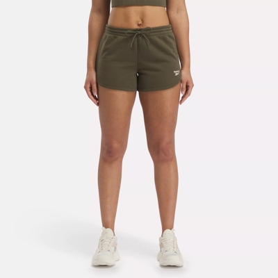 Reebok Identity French Terry Shorts Army Green Reebok