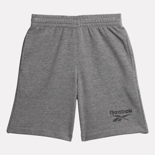 Reebok Unisex Fleece Shorts Little Kids in Grey Size 7 Shop Holiday Gifts and Style Shop Holiday Gifts and Style Shop Holiday Gifts and Style