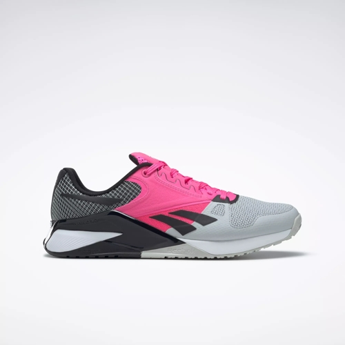 Stavning pakke Syd Nano 6000 Training Shoes - Pure Grey 2 / Atomic Pink / Core Black | Reebok