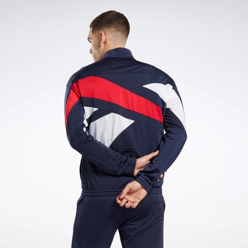 Reebok Men's Identity Vector Knit Track Jacket