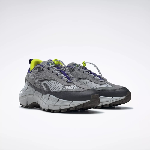 Reebok Zig Kinetica 3 Pure Grey/Chalk Unisex Running Shoes, Size: M 10 / W 11.5