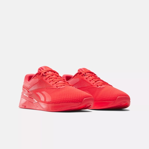 Red reebok cheap shoes