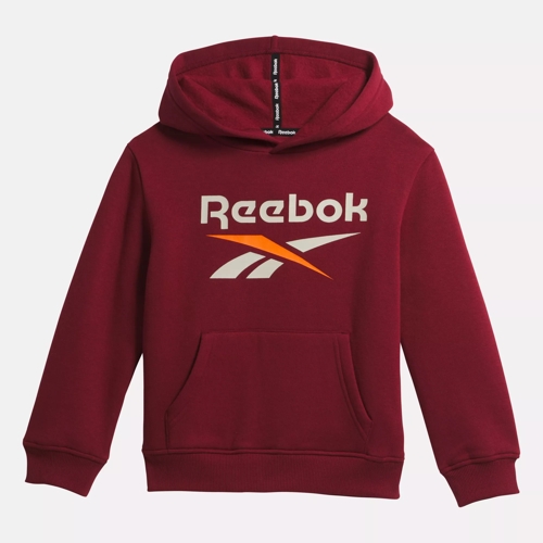 Red reebok hoodie on sale