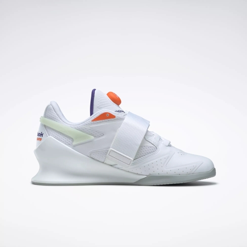 Legacy Lifter III Women's Weightlifting Shoes - Ftwr White / Bold Purple /  Smash Orange S23-R | Reebok