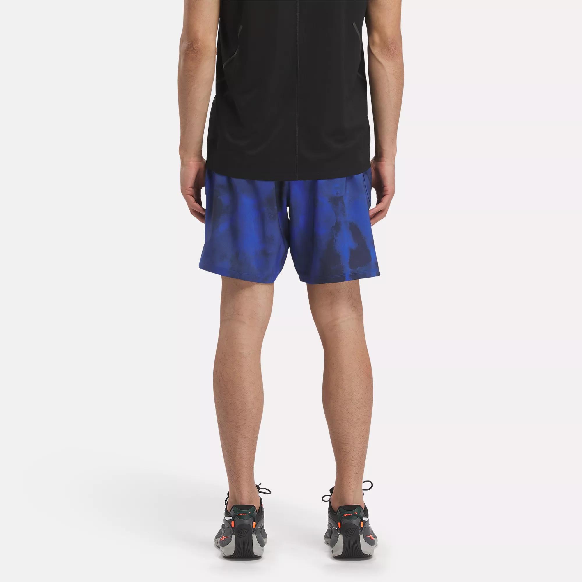 Speed 3.0 Allover Print Shorts - Vector Blue | Reebok