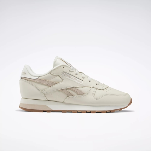 Classic Leather Shoes - Alabaster / Modern Chalk | Reebok