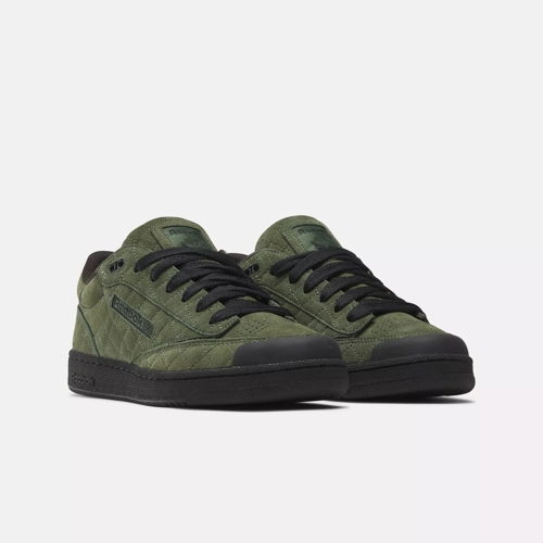 Olive green cheap reebok sneakers