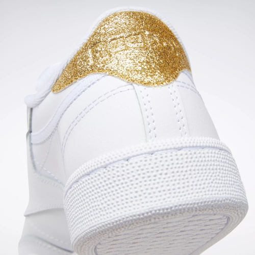 Sparkle white store reebok sneakers