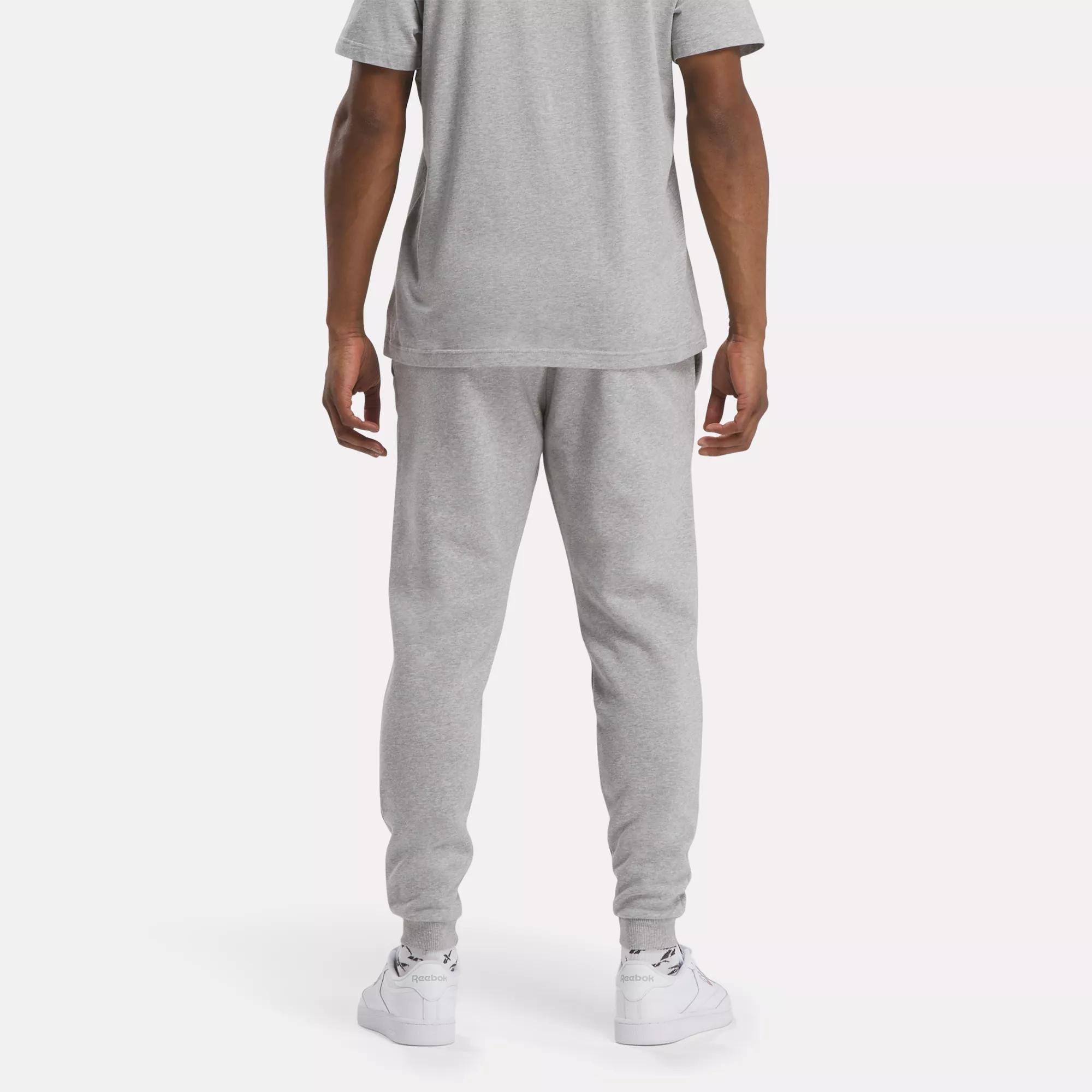 Woodrow Fleece Joggers Light Grey Marl, FILA