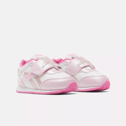 Reebok Royal Classic Jogger 3 Velcro Blanco-Fucsia