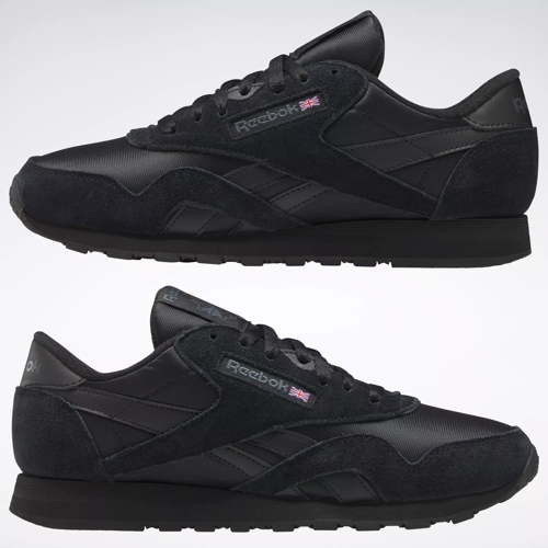 All black reebok outlet classics mens