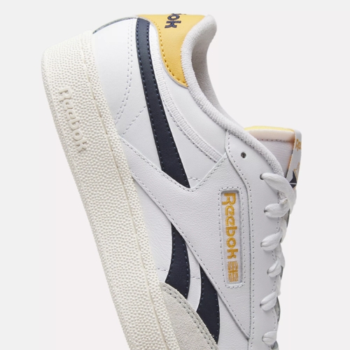 Reebok Men's Club C Revenge Shoes - White / Gold Metallic — Just For Sports