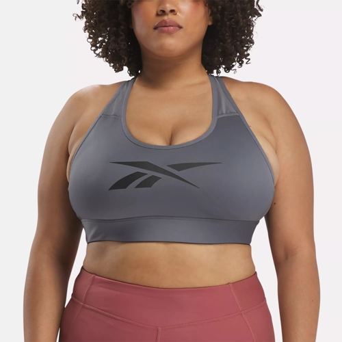 Reebok Plus Lux Vector Medium Impact Racerback Bra