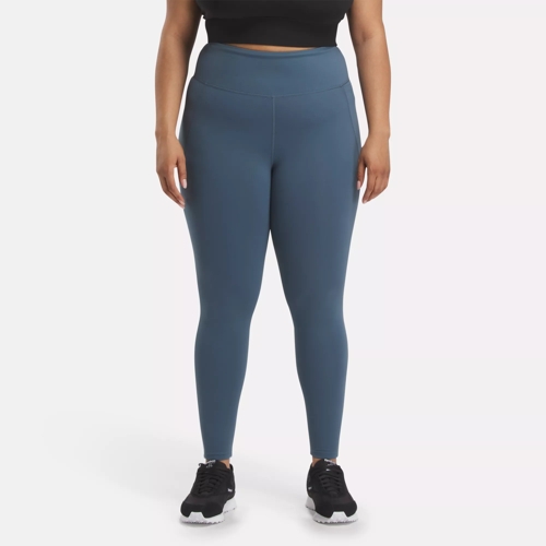 High Waisted Plus Size Blue Tights & Leggings.