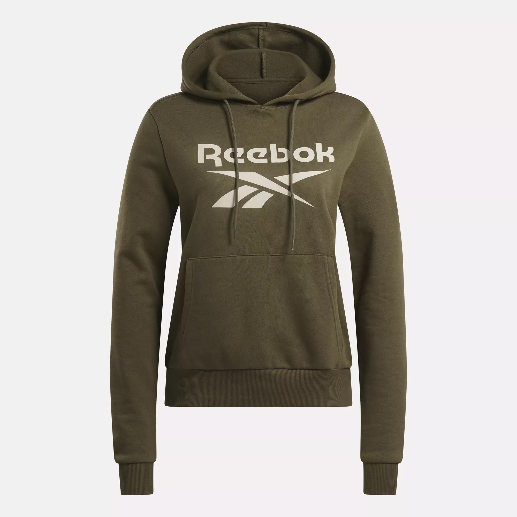 Reebok Identity Big Logo Fleece Hoodie | eBay