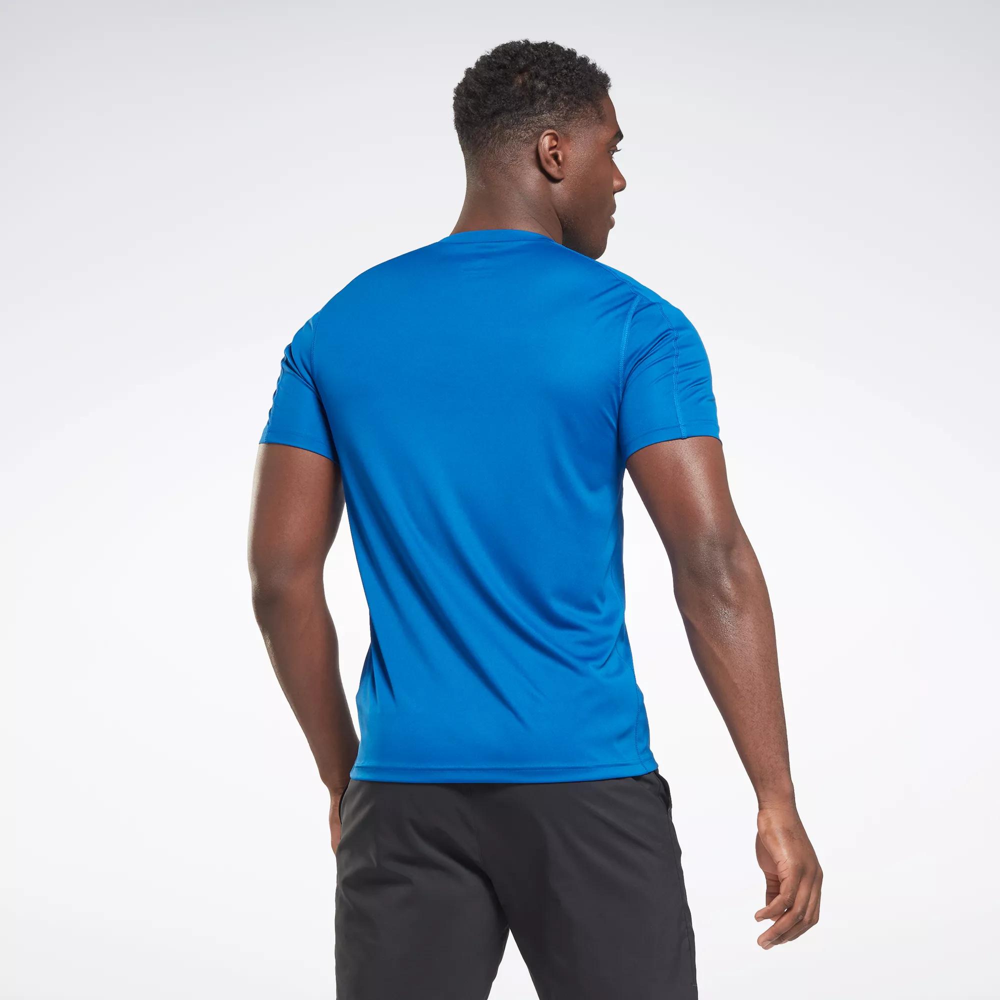Reebok Training Sleeveless Tech T-Shirt Mens Athletic Tank Tops Small  Vector Blue