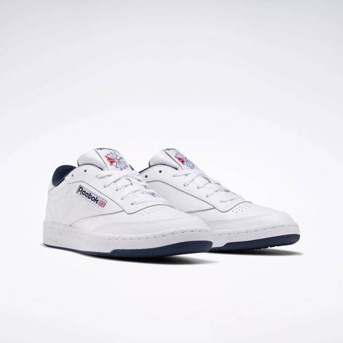 Womens Reebok Club C 85 Athletic Shoe - White / Light Gray