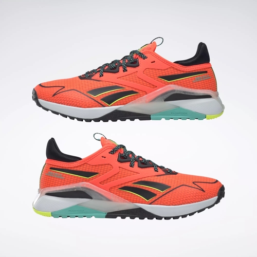 Reebok running best sale shoes orange