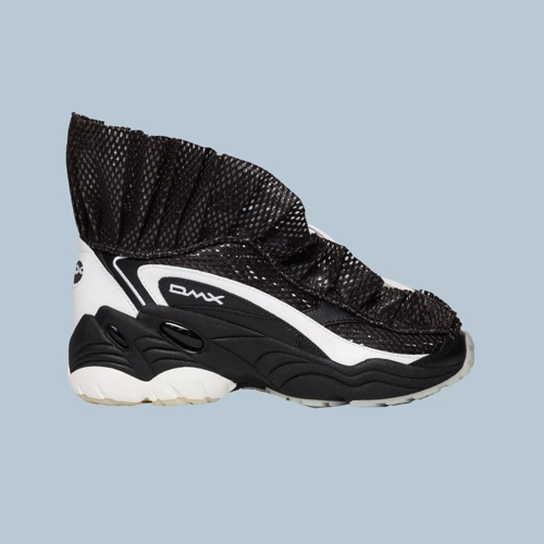 Reebok Women s DMX Ruffle LTD Shoes in Black Size 4.5