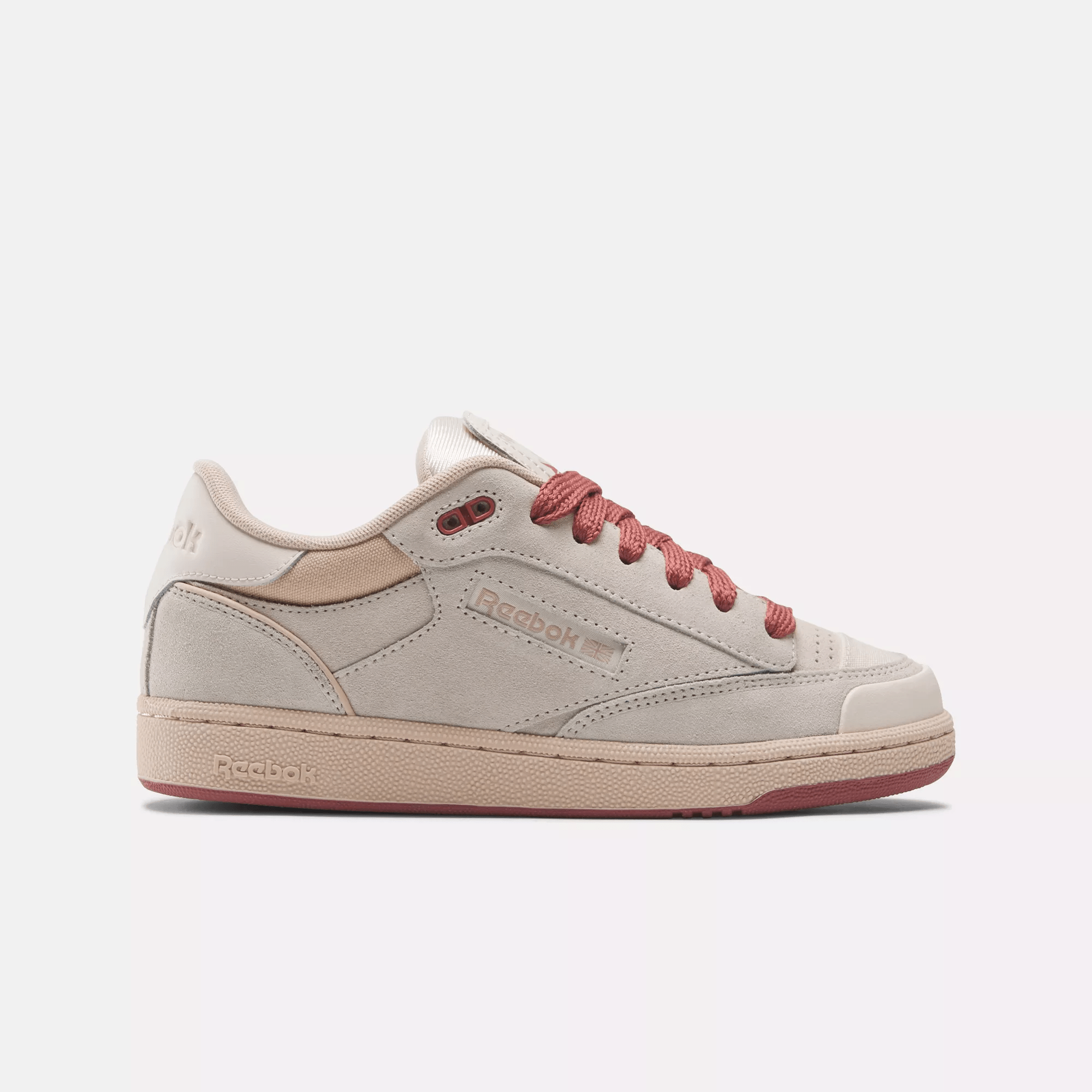 Reebok Beige Club C Bulc Sneakers In Pink