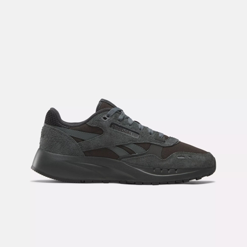 Reebok classic black and grey on sale