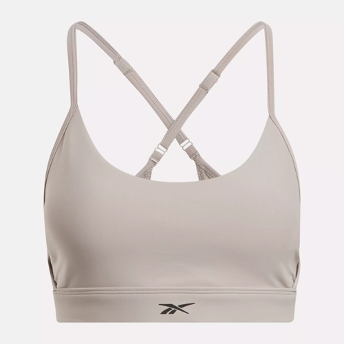 Buy Reebok Women's Lux Strappy Yoga Aop Workout Bra (Hn7671-Xs, Infused  Lilac, Xs) at