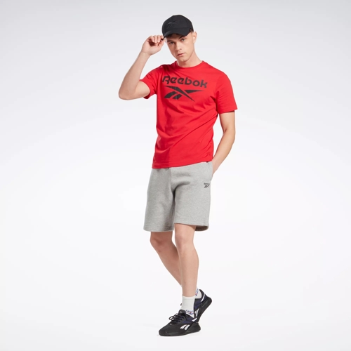 Reebok Men's T-Shirt - Red - XXL