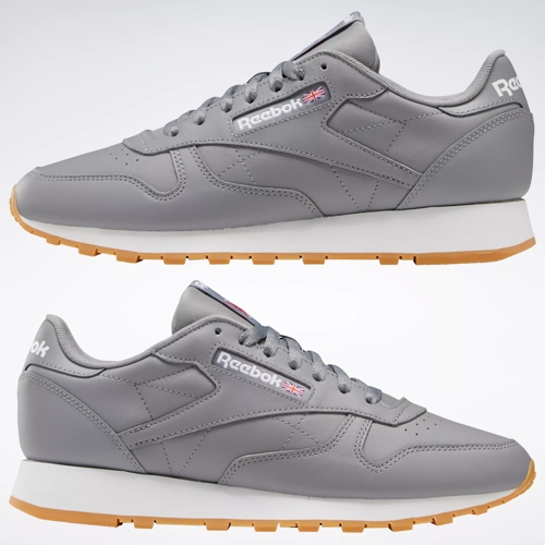 Leather Shoes - Pure Grey / Ftwr White / Reebok Rubber | Reebok