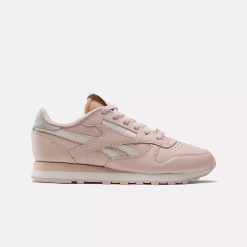 Womens Reebok Classic Leather Clip Athletic Shoe - Modern Beige