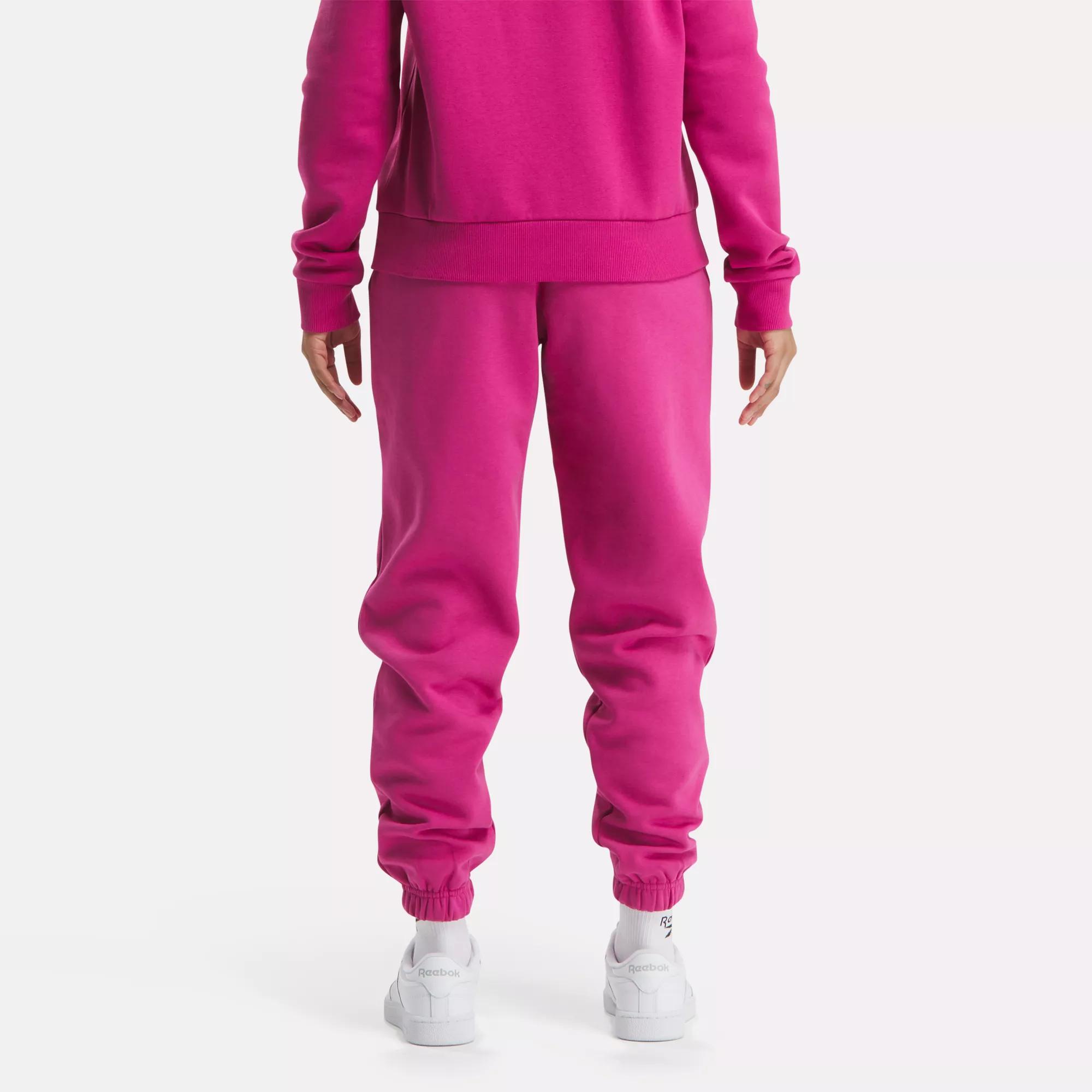 Reebok Identity Small Logo Fleece Joggers - Semi Proud Pink