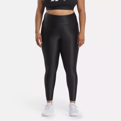 Reebok Lux High-Rise Leggings (Plus Size) 2X Black