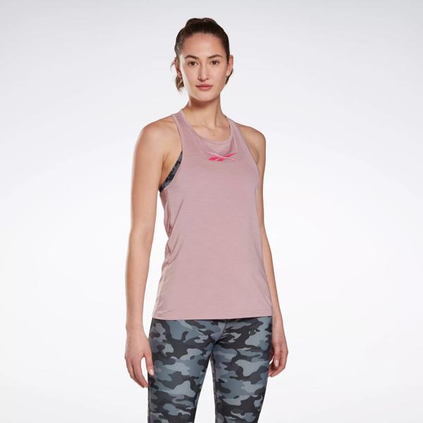 ACTIVCHILL Graphic Tank Top Infused Lilac Reebok
