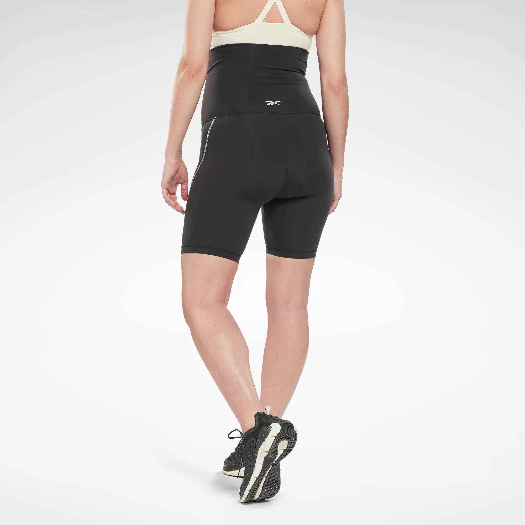 Reebok Lux Maternity Bike Shorts Maternity Athletic Shorts Medium