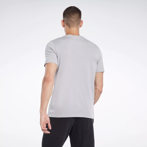 Camiseta Reebok hombre gris