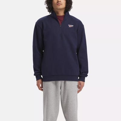 Reebok Identity Left Chest Quarter-Zip Sweatshirt