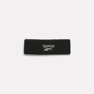 1 Pack Terry Cloth Sweatband - Black