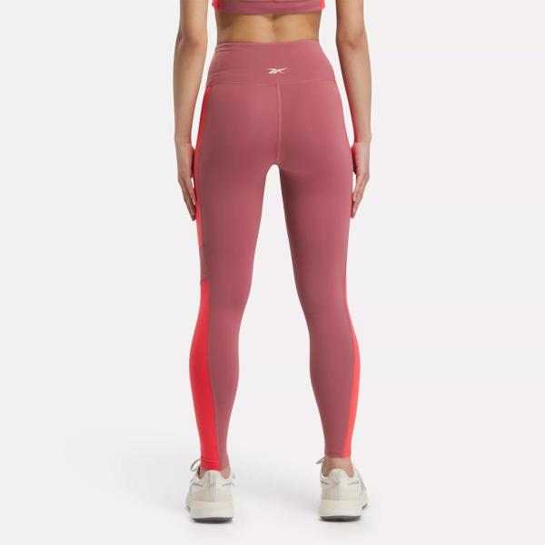 Reebok metallic high rise tights hotsell