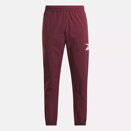 Reebok Men's Classics Twin Vector Track Pants in Radiant Red Size