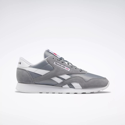 Reebok Men s Classic Nylon Shoes in Grey Size 11