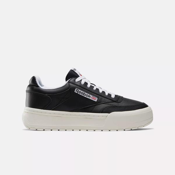 Club C Megacourt Shoes Black Chalk White Reebok