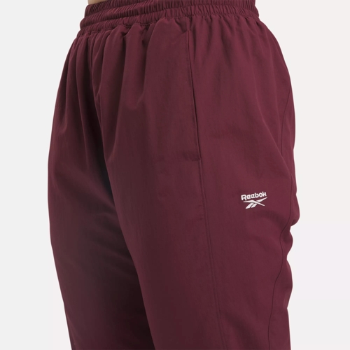 Reebok Women's Pull-on Drawstring Tricot Pants, A Macy's Exclusive In  Classic Maroon F