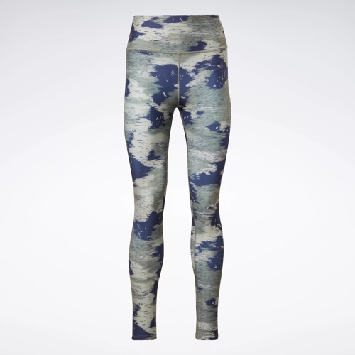 Leggins printet camouflage - Army Grøn