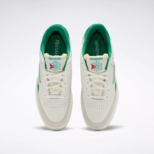 Club C Revenge Vintage Shoes - Chalk / Paper White / Glen Green