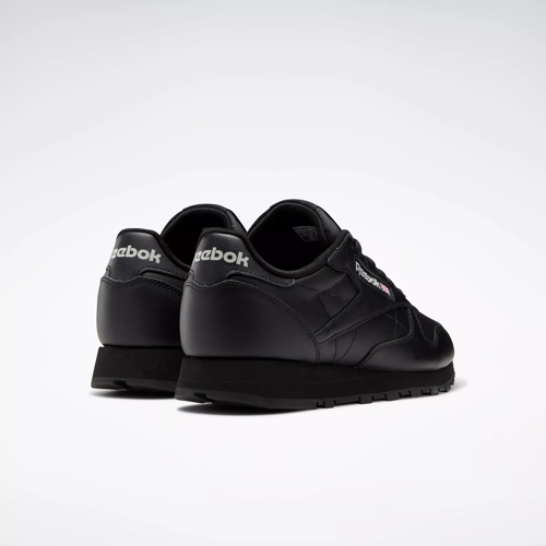 Reebok classic black and grey on sale